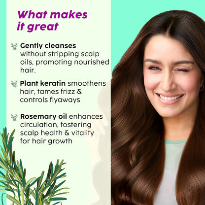 Rosemary Anti Hairfall Shampoo for Womnen with 3% Rosemary Extract