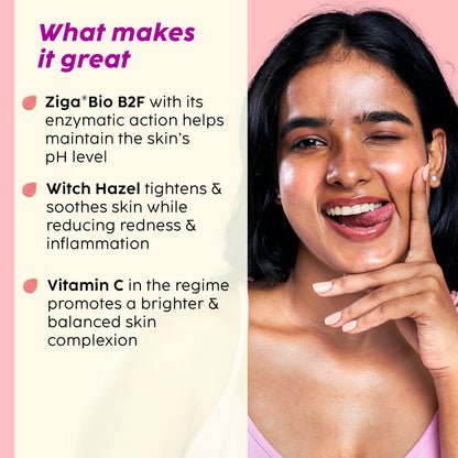 Guava & Roses 2-in-1 Fat Water Toner Serum with Enzymatic Action to Hydrate & Balance Skin pH