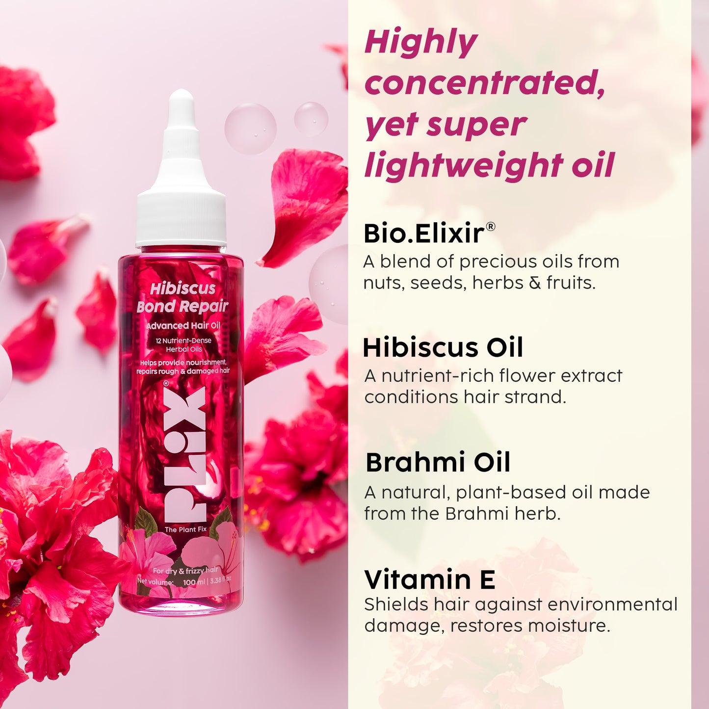 Hibiscus Bond Repair Hair Oil