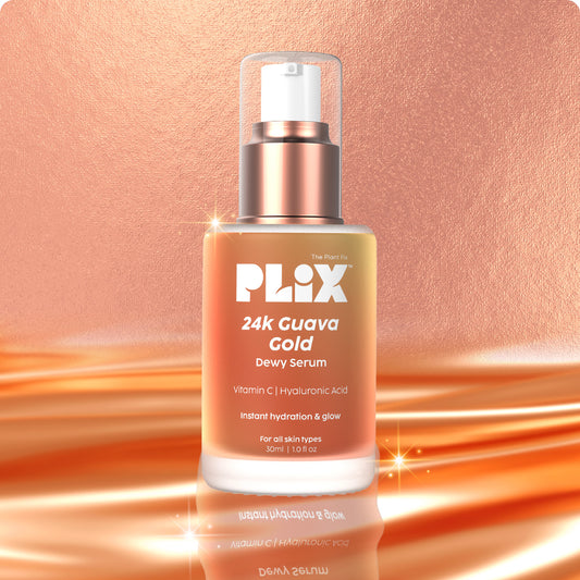 Guava 24k Gold Face Serum | Instant Glow | 2-in-1 Serum & Primer