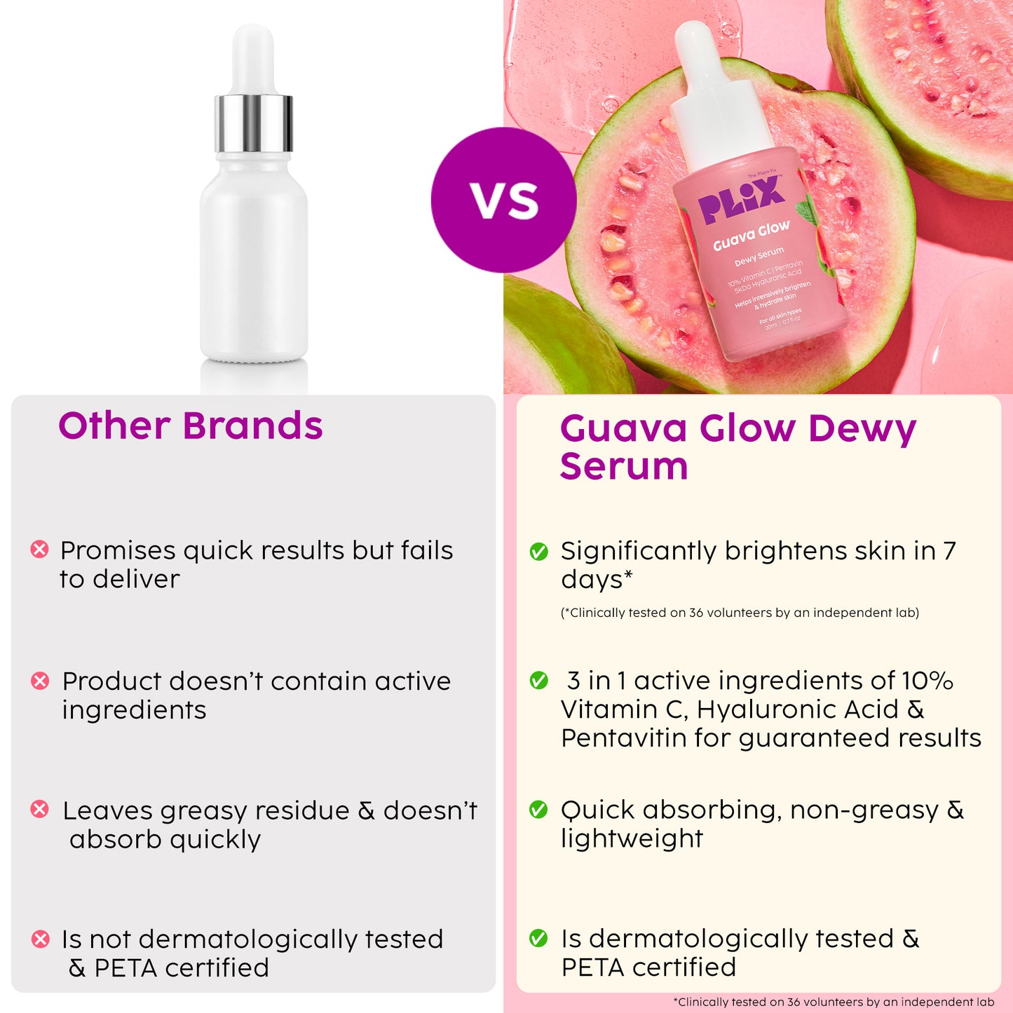 Guava 10% Vitamin C Face Serum For Brighter & Glowing Skin