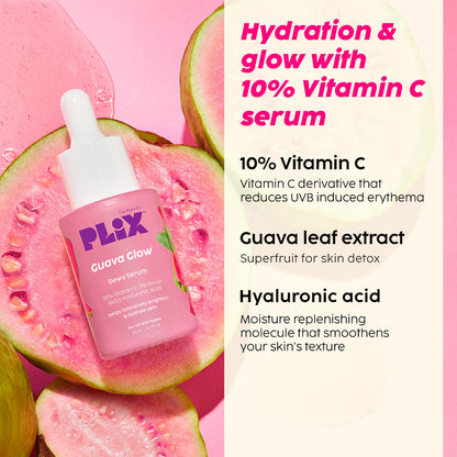 Guava 10% Vitamin C Face Serum For Brighter & Glowing Skin