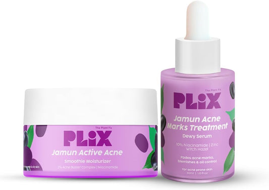  Jamun  Active Acne Moisturizer and Acne Marks Serum Combo 