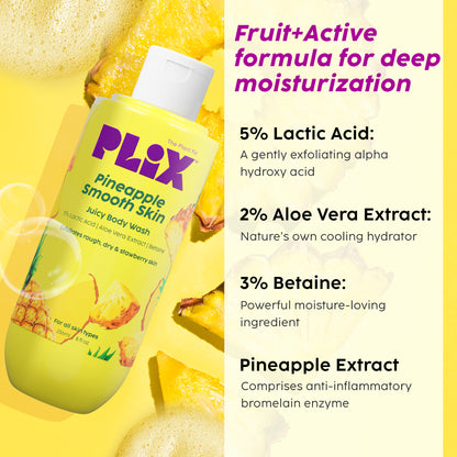 Pineapple 5% Lactic Acid Exfoliating Body Wash