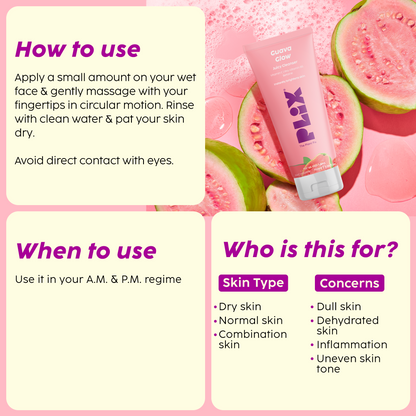 Guava Glow Smoothie Moisturizer For Brighter Skin With Vitamin C