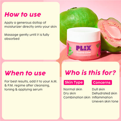 Guava Glow Smoothie Moisturizer For Brighter Skin With Vitamin C