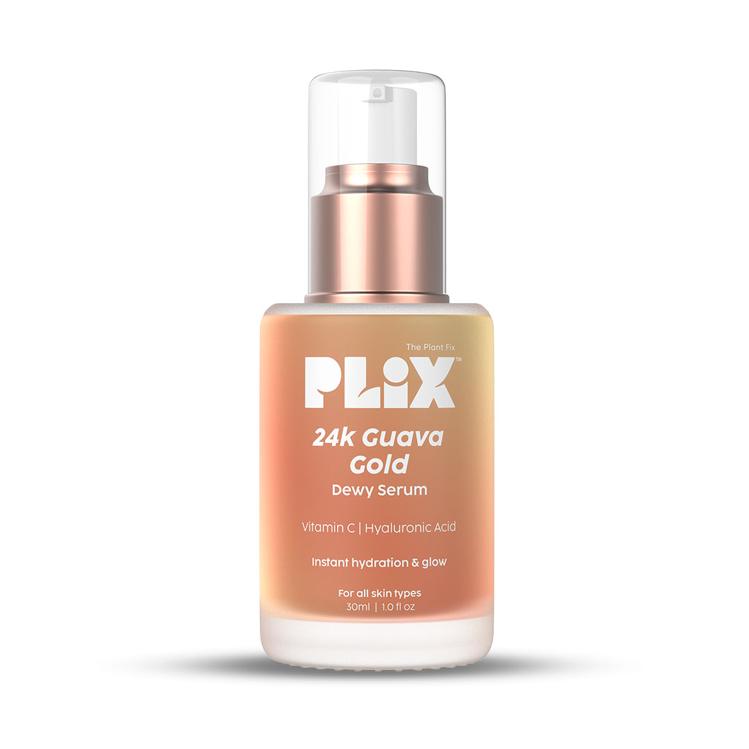 Guava 24k Gold Face Serum | Instant Glow | 2-in-1 Serum & Primer
