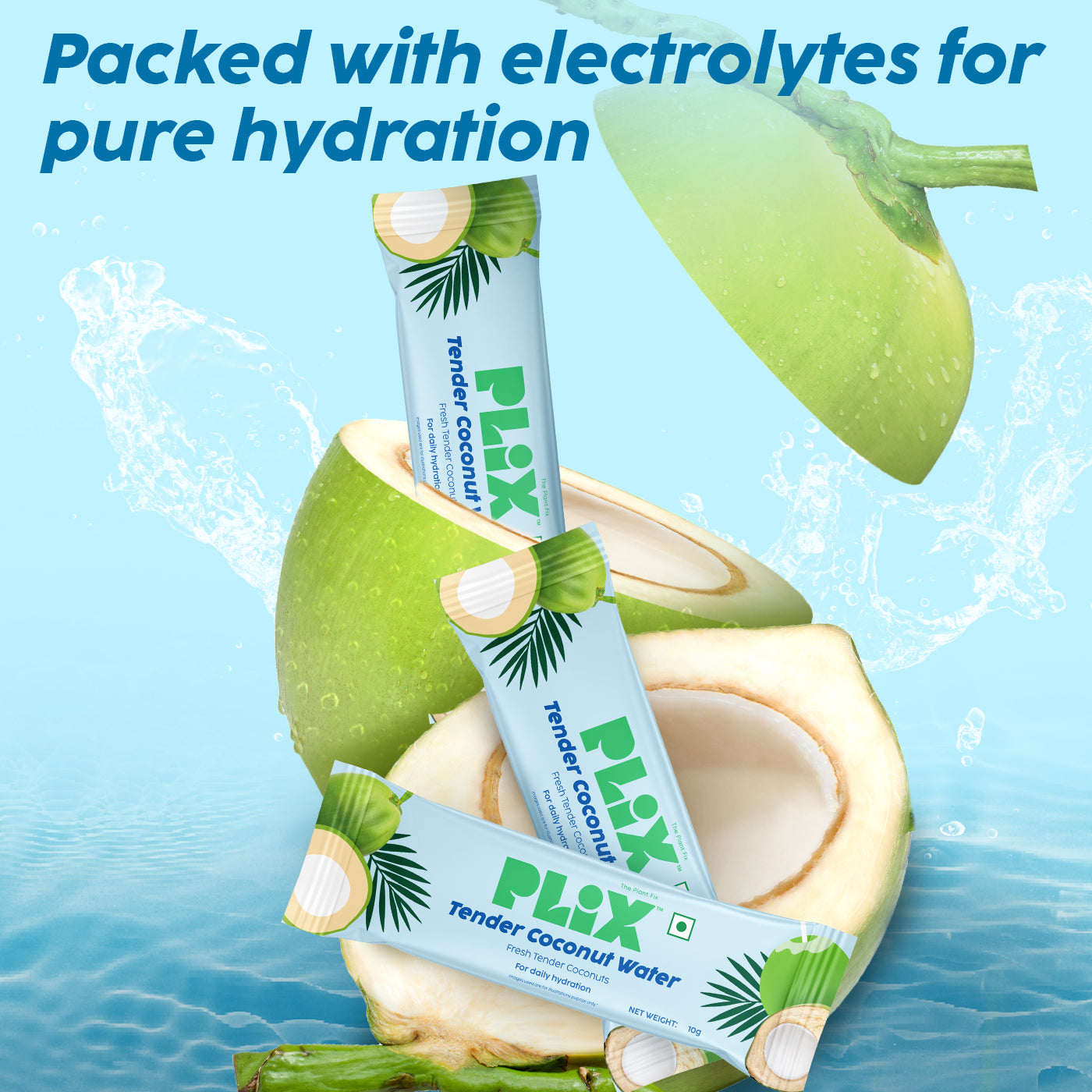 Tender Coconut Water With Electrolytes for Hydration