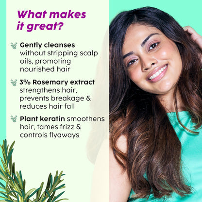Rosemary Anti Hairfall Hair Mask and Shampoo - Combo