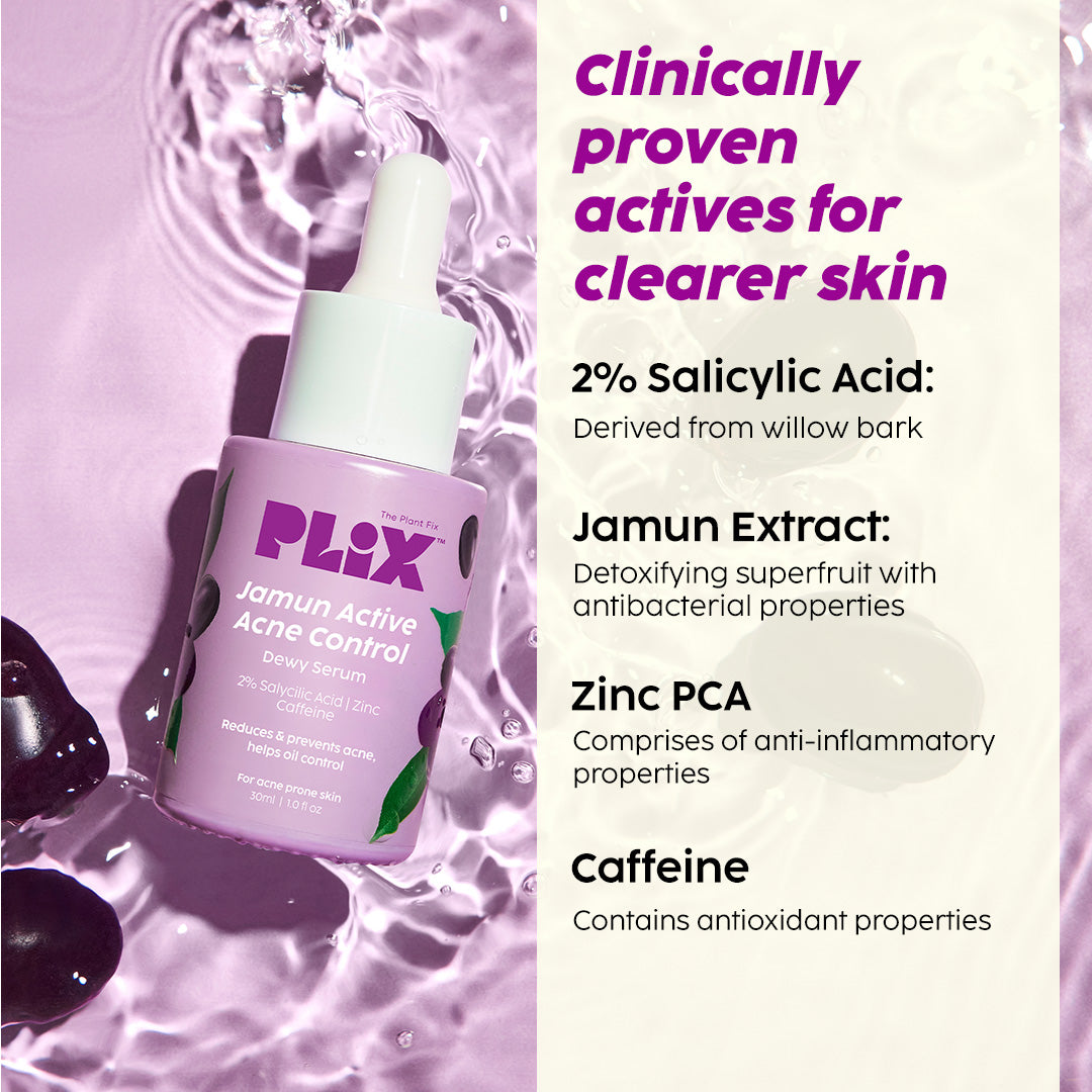 Jamun Active Acne Regime with Salicylic Acid & Acne Buster Complex