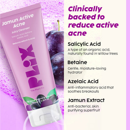 Jamun Acne Marks Regime with Niacinamide & Witch Hazel - Combo