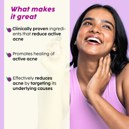 Jamun  Active Acne Moisturizer and Acne Marks Serum Combo