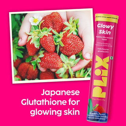 Glowy Skin Effervescent with 500mg Glutathione