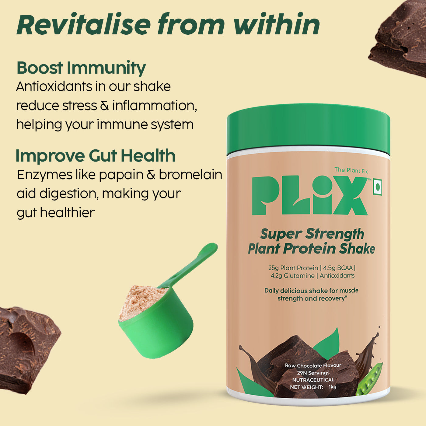 Super Strength Shake with 25g Plant Protein