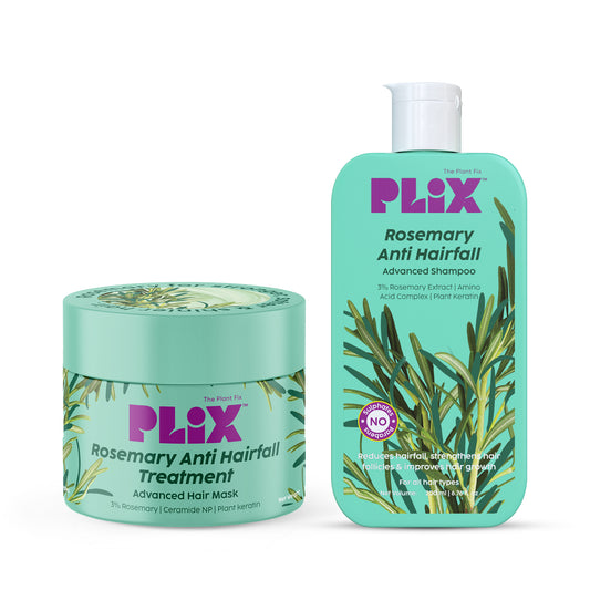  Rosemary Anti Hairfall Hair Mask and Shampoo - Combo 