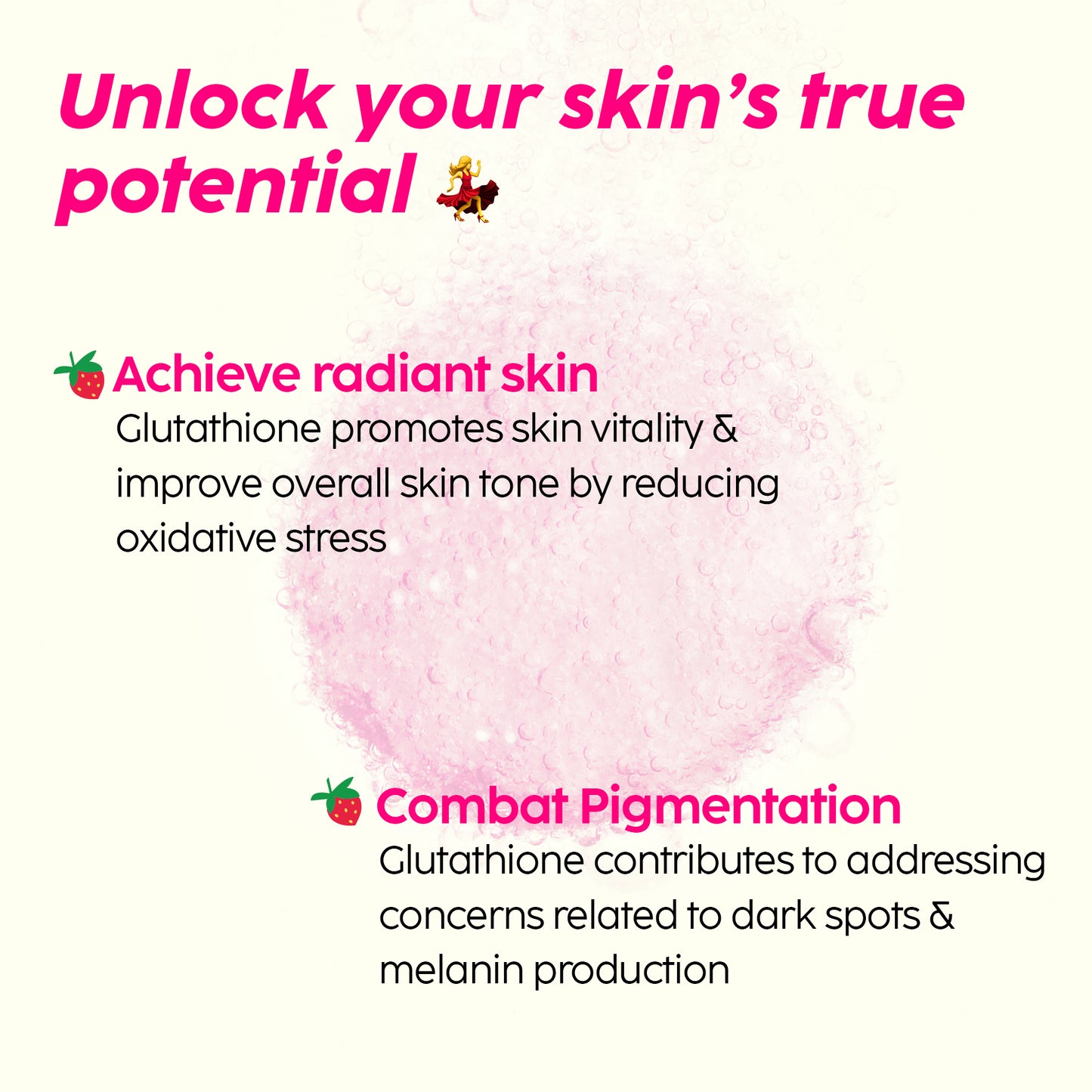 Glowy Skin Effervescent with 500mg Glutathione