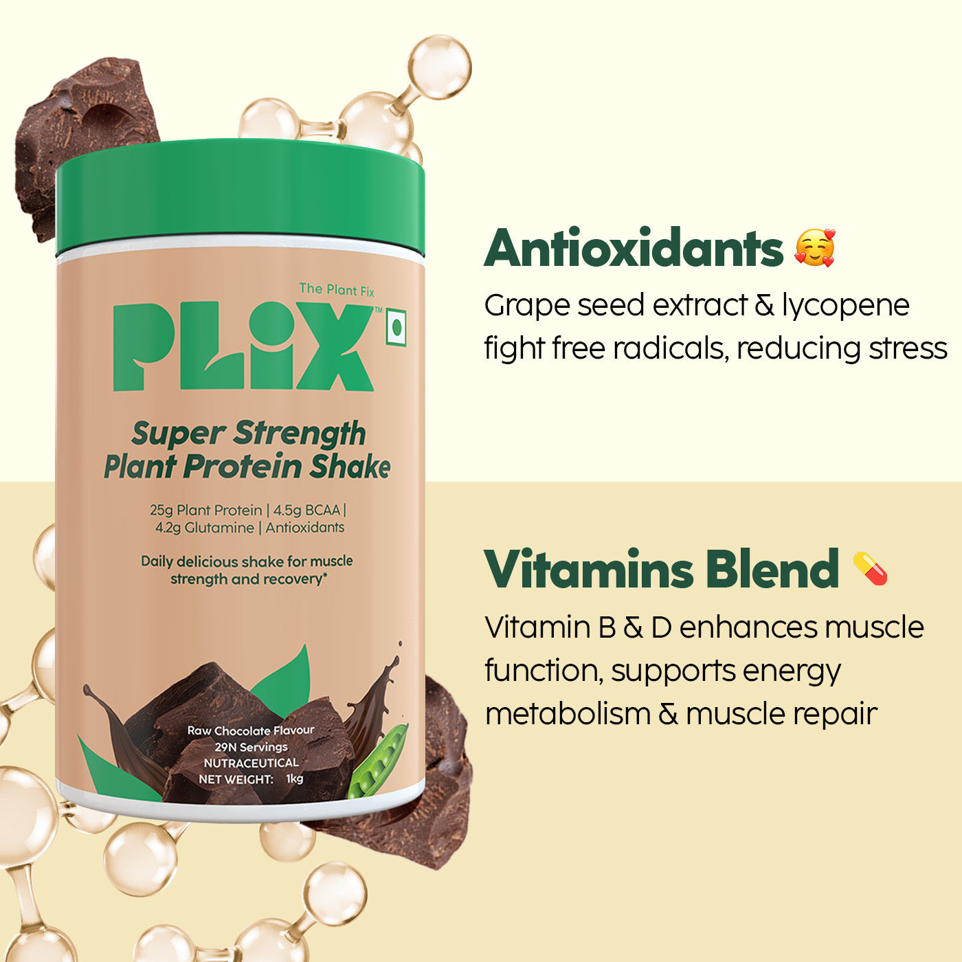 Super Strength Shake with 25g Plant Protein