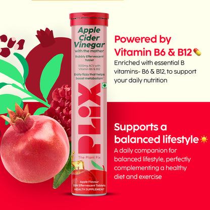 Apple Cider Vinegar Effervescent with 500mg ACV