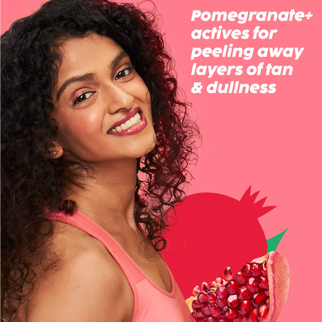 Pomegranate Peeling Potion for Smooth, Tan-Free Glowing Skin