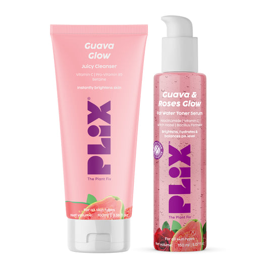  Guava & Roses 2-in-1 Fat Water Toner Serum with Enzymatic Action to Hydrate & Balance Skin pH 