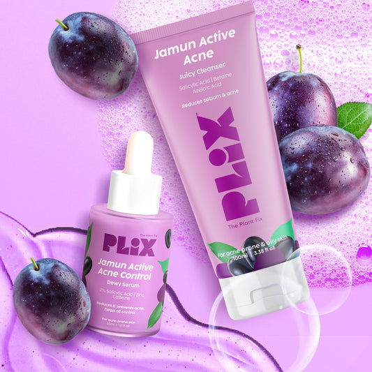 Jamun Active Acne Regime with Cleanser & Serum - Combo