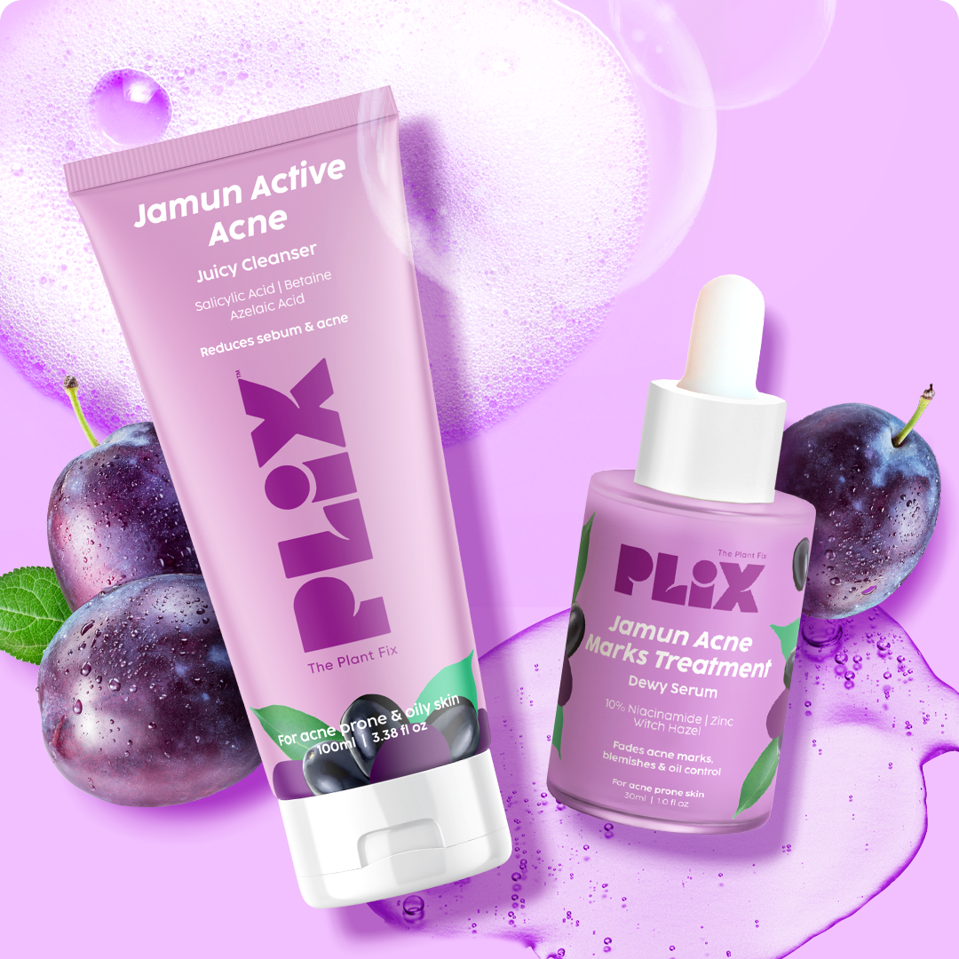 Jamun Acne Marks Regime with Cleanser & Serum - Combo