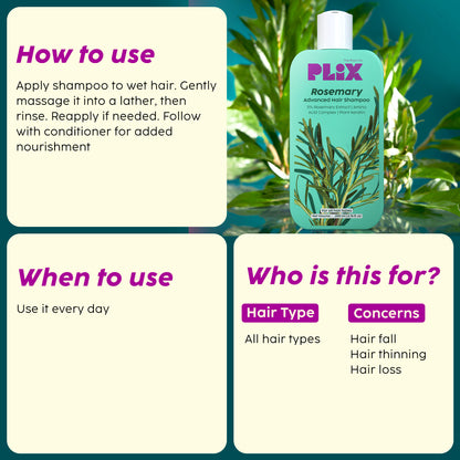 Rosemary Anti Hairfall Shampoo & Conditioner- Combo