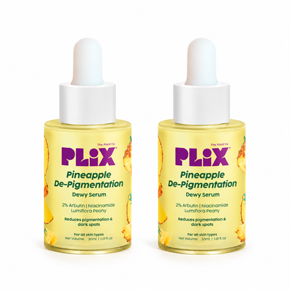 Pineapple De-Pigmentation Face Serum with 2% Alpha Arbutin - Pack of 2