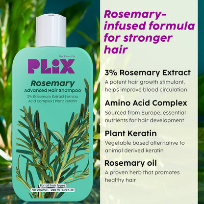 Rosemary Anti Hairfall Shampoo & Conditioner- Combo