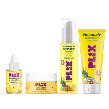 Pineapple Depigmentation Regime with Cleanser, Toner, Serum & Moisturizer